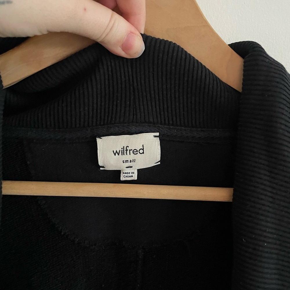 Aritzia Wilfred Free Diderot Cocoon Oversized Cardigan Dark Academia GrungeGoth - Picture 6 of 8